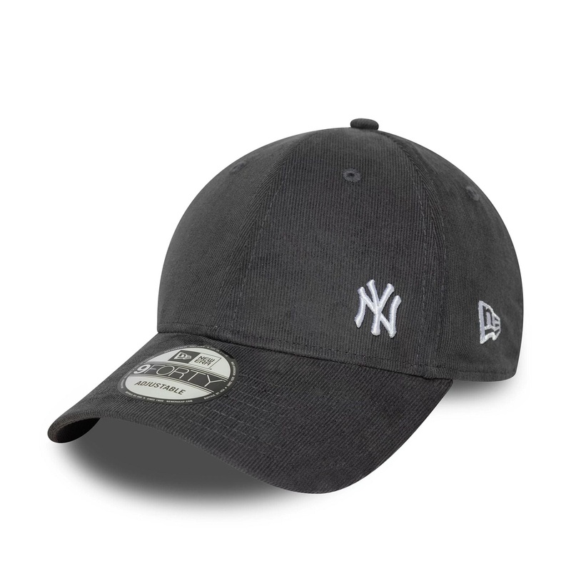 New York Yankees MLB Flawless Cord Grey 9FORTY Adjustable Cap OSFM