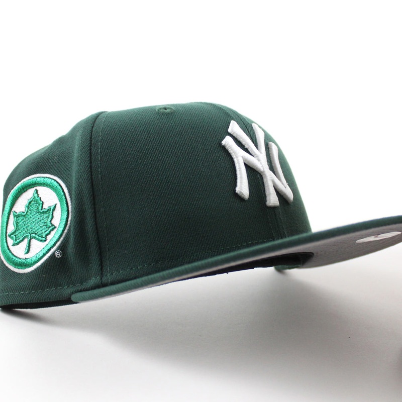 New York Yankees Prospect Park (Brooklyn) New Era 59Fifty Fitted Hat (Dark Green Gray Under Brim) 6 7/8