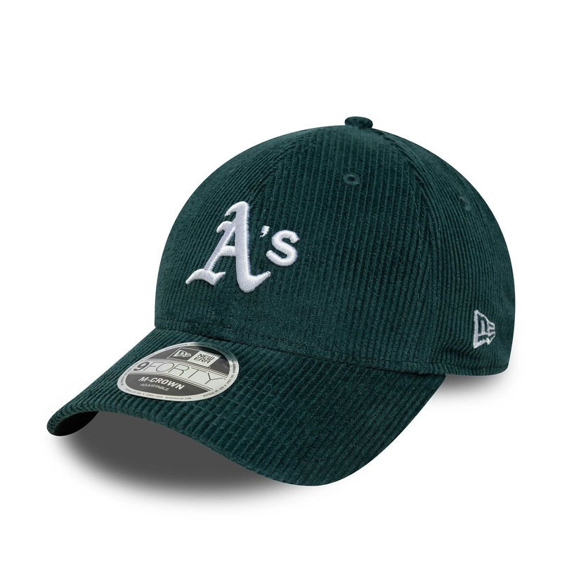 Oakland Athletics MLB Cord Dark Green 9FORTY M-Crown Adjustable Cap OSFM