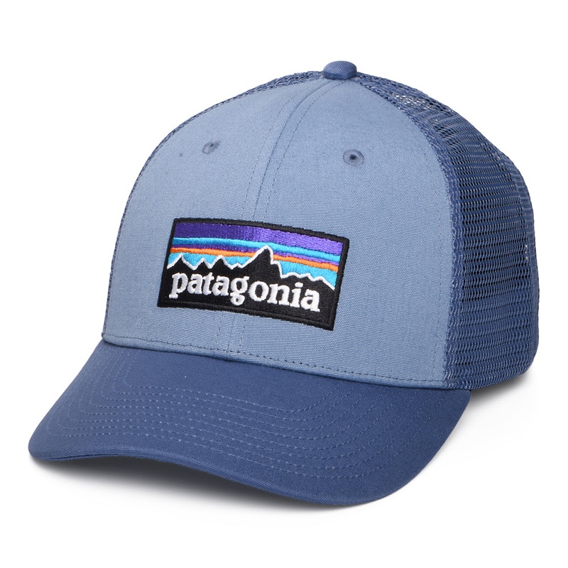Patagonia Hats P-6 Logo Organic Cotton LoPro Trucker Cap – Blue Adjustable