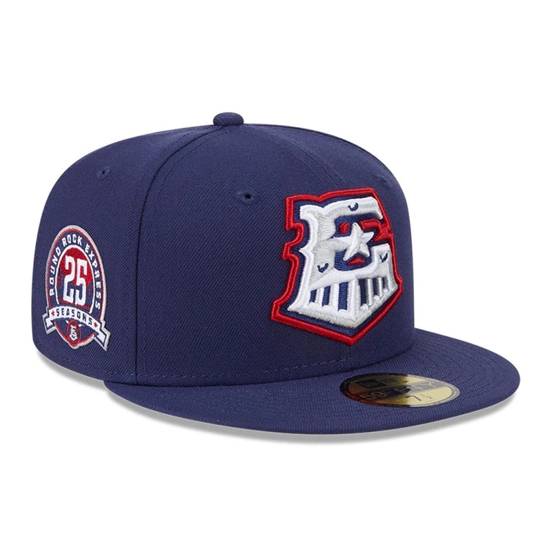 Round Rock Express MiLB AC Perf Minor Navy 59FIFTY Fitted Cap 6 7/8