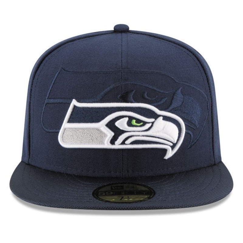 Seattle Seahawks 2016 NFL SIDELINE Official Fitted 59Fifty New Era Hat 7