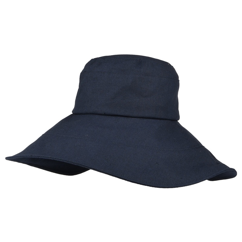 sur la tte Monaco Packable Sun Hat – Navy – Wholesale Pack Prepack