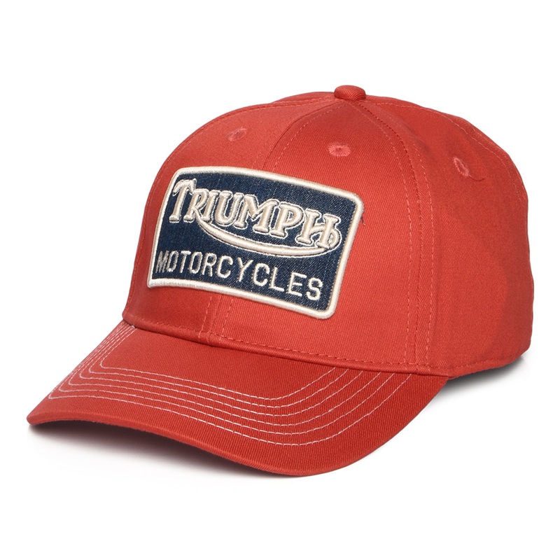 Triumph Motorcycles Forecourt Cotton Baseball Cap – Rust Adjustable