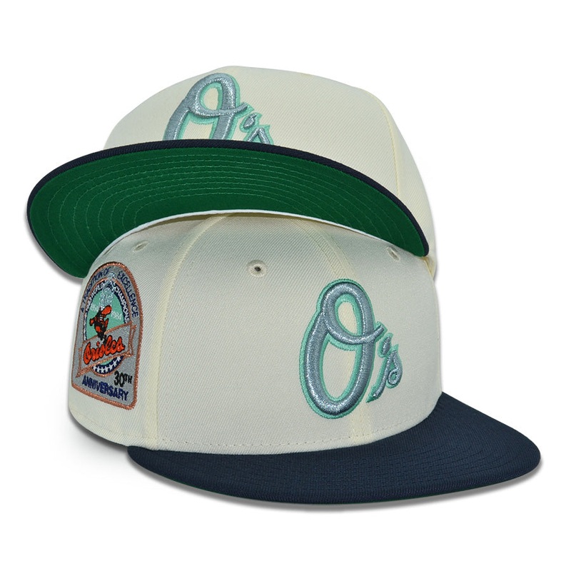 Baltimore Orioles “HARBOR NIGHTS” Exclusive New Era 59Fifty Fitted Hat – Chrome/Nightshift 6 7/8