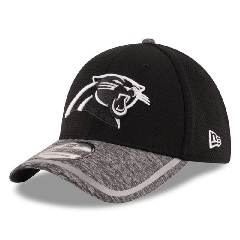 Carolina Panthers New Era NFL 2016 Training 39Thirty Flex-Fit Hat – Black L/XL