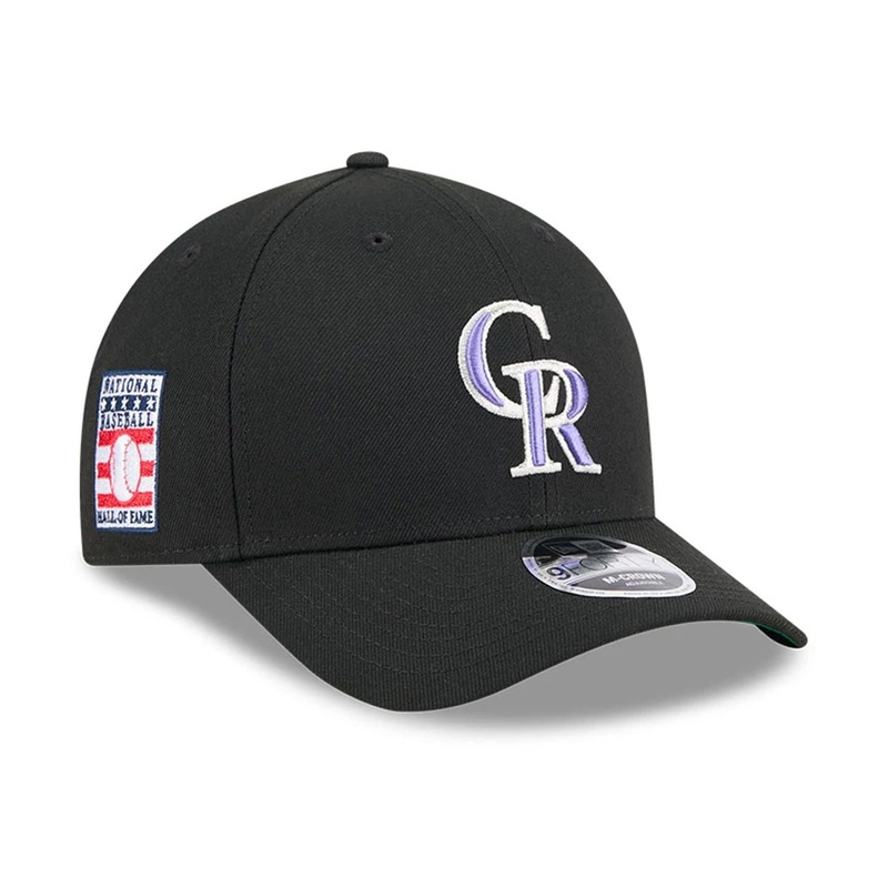 Colorado Rockies MLB 2025 Hall Of Fame Black 9FORTY M-Crown Adjustable Cap OSFM