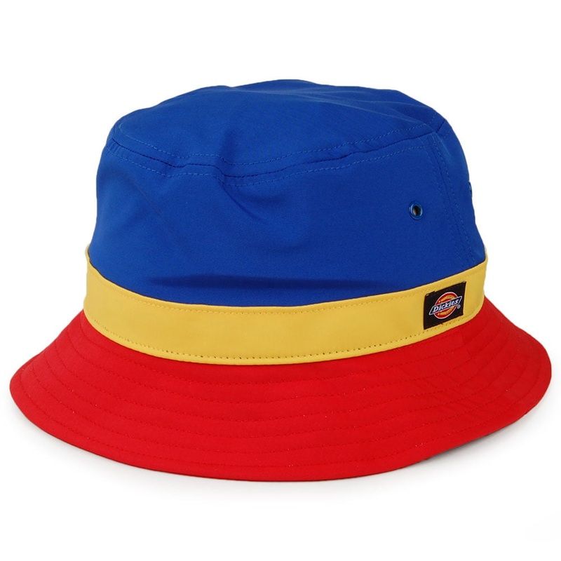 Dickies Hats Twin City Bucket Hat – Blue-Red 1-Size