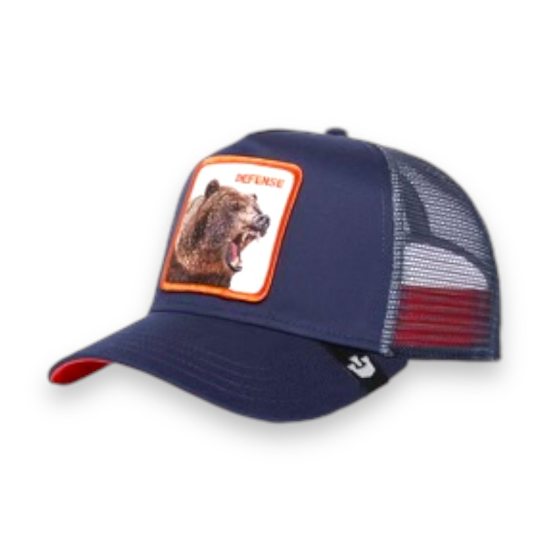 GOORIN BROS NAVY DEFENSE “BEAR”” TRUCKER SNAPBACK