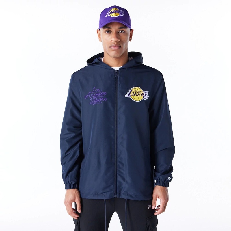 LA Lakers NBA Graphic Navy Jacket XS