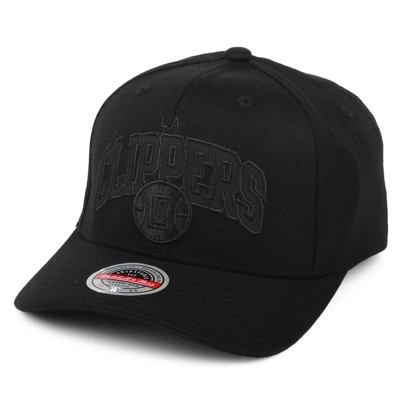 Mitchell & Ness L.A. Clippers Snapback Cap – NBA Black Out Arch Redline – Black Adjustable