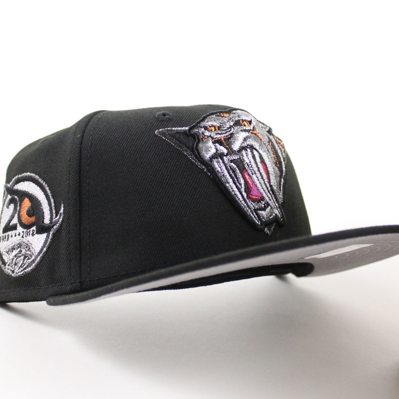 Nashville Predators 10 Years Patch  New Era 59Fifty Fitted Hat (Black Gray Under brim) 7