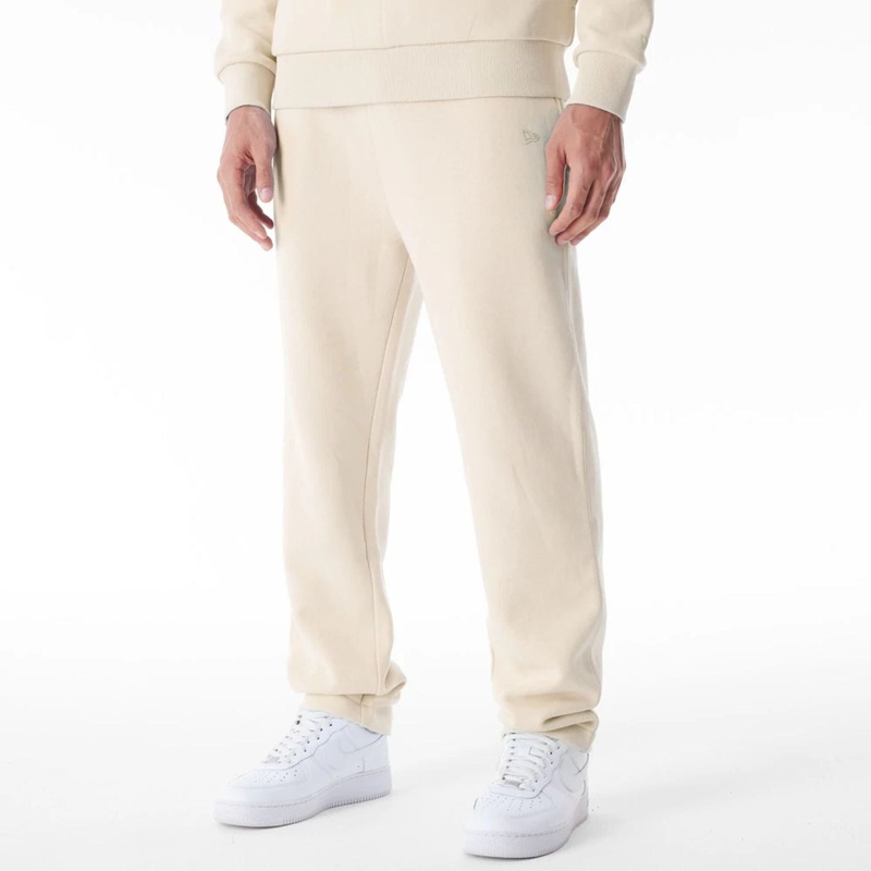 New Era Cream Straight Leg Joggers XS