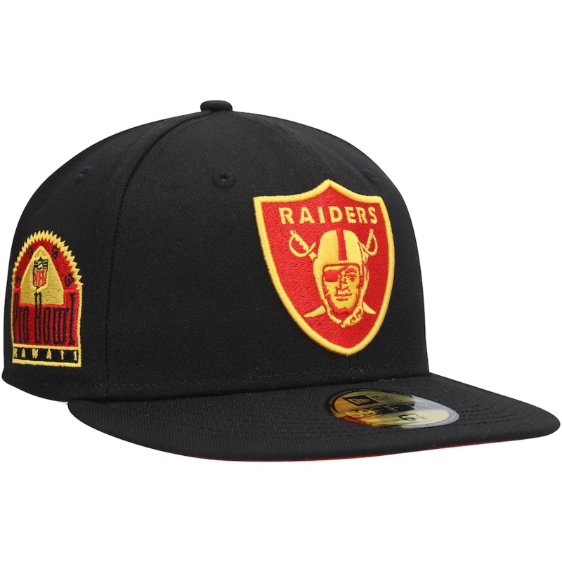 New Era Las Vegas Raiders Black 1993 Pro Bowl Cobra Kai 2022 59FIFTY Fitted Hat