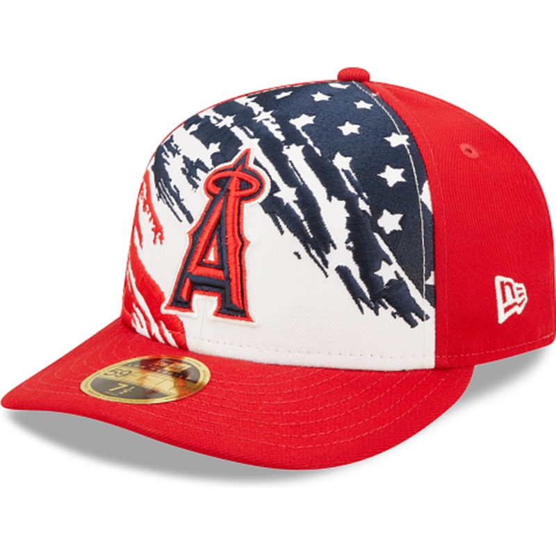 New Era  Los Angeles Angels Independence Day 2022 Low Profile 59FIFTY Fitted Hat