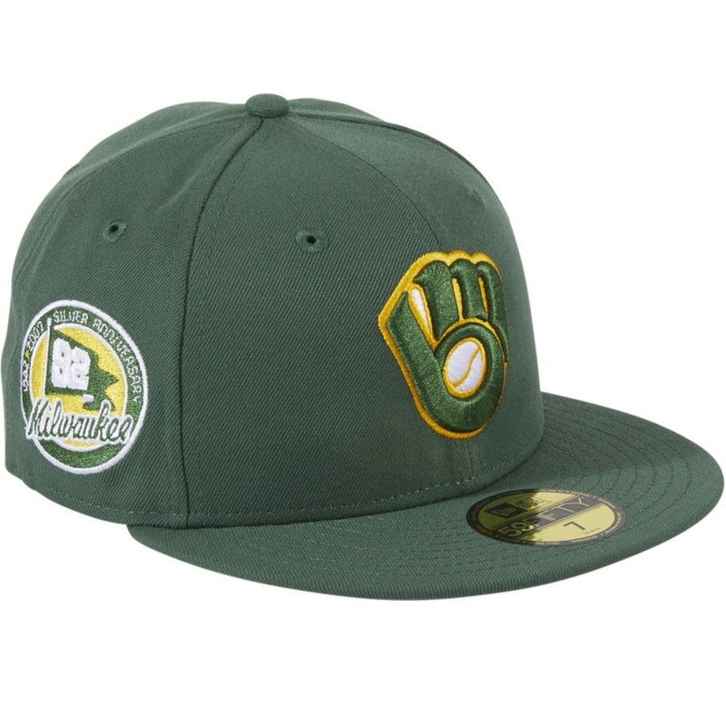 New Era Milwaukee Brewers Cool Fall Fashion 25th Anniversary 59FIFTY Fitted Hat