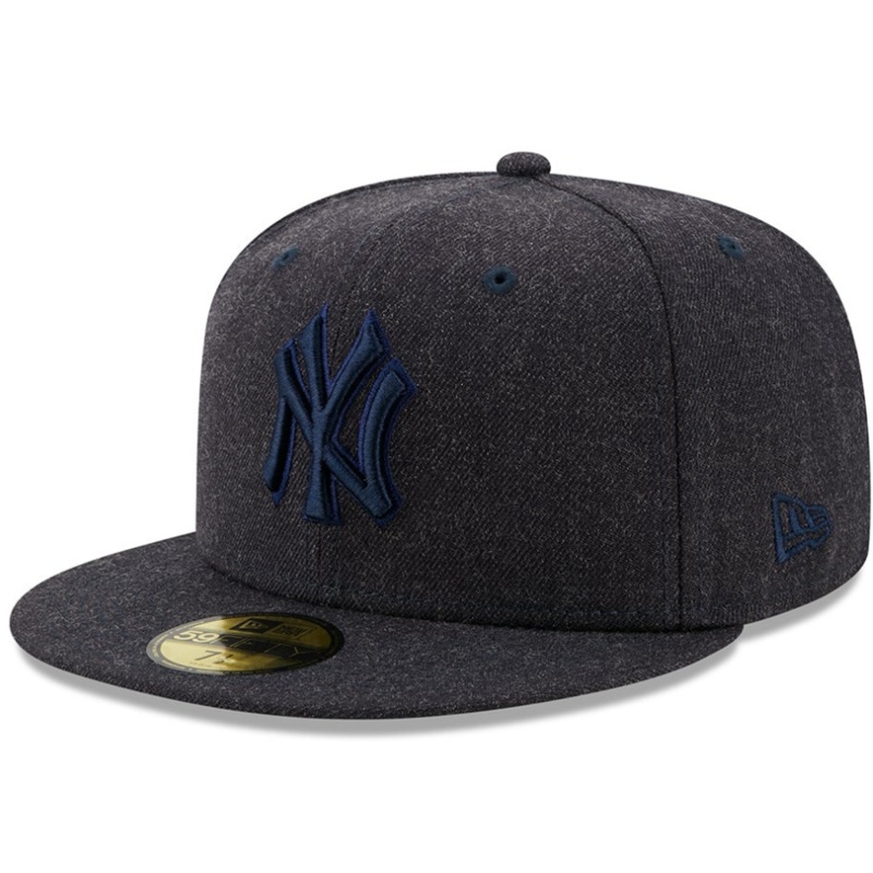 New Era New York Yankees Heather Navy/Navy 59FIFTY Fitted Hat