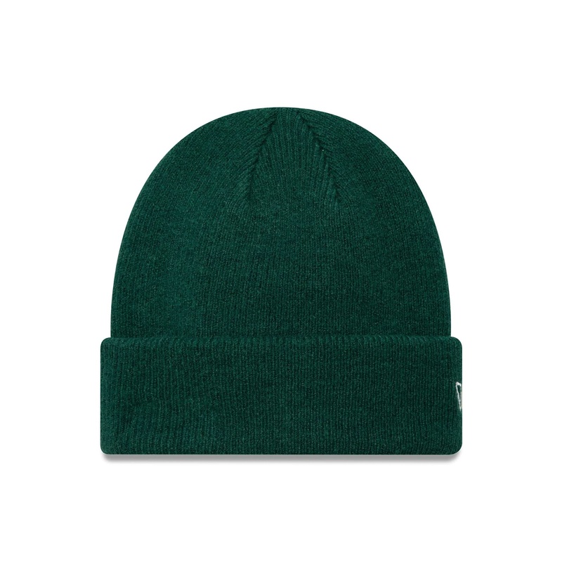 New Era Seasonal Dark Green Cuff Knit Beanie Hat OSFM