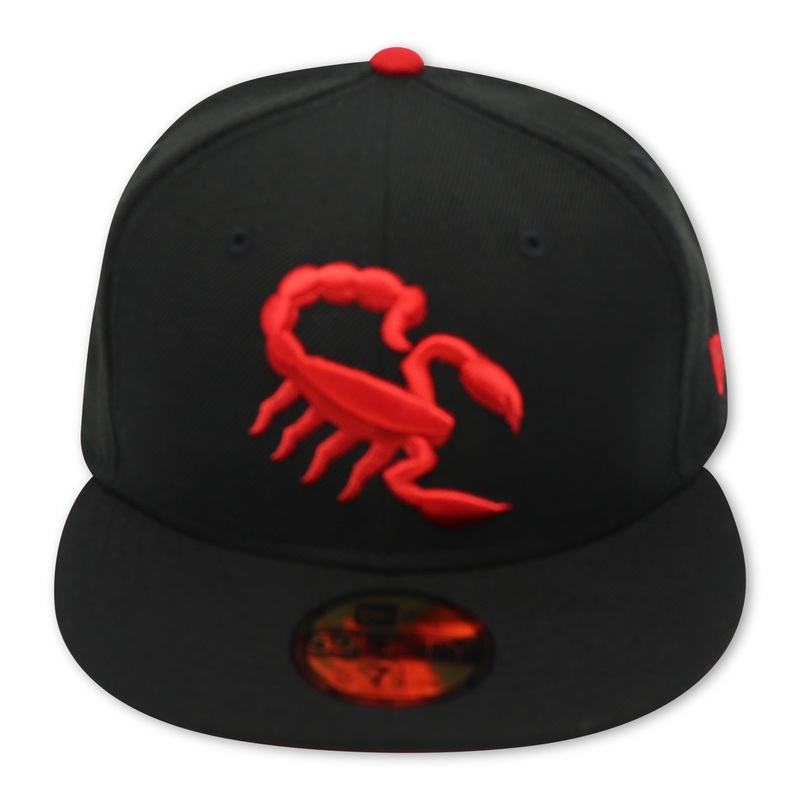 SCOTTSDALE SCORPIONS NEWERA 59FIFTY FITTED (RED BOTTOM) 67/8