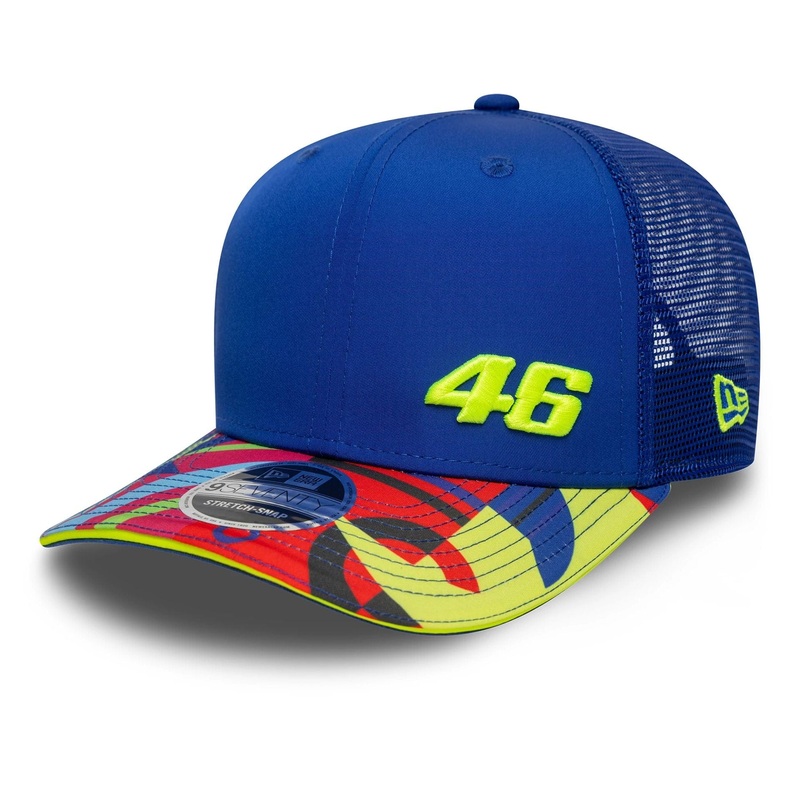VR46 Vale Fanwear Dark Blue 9SEVENTY Stretch Snap Adjustable Cap OSFM