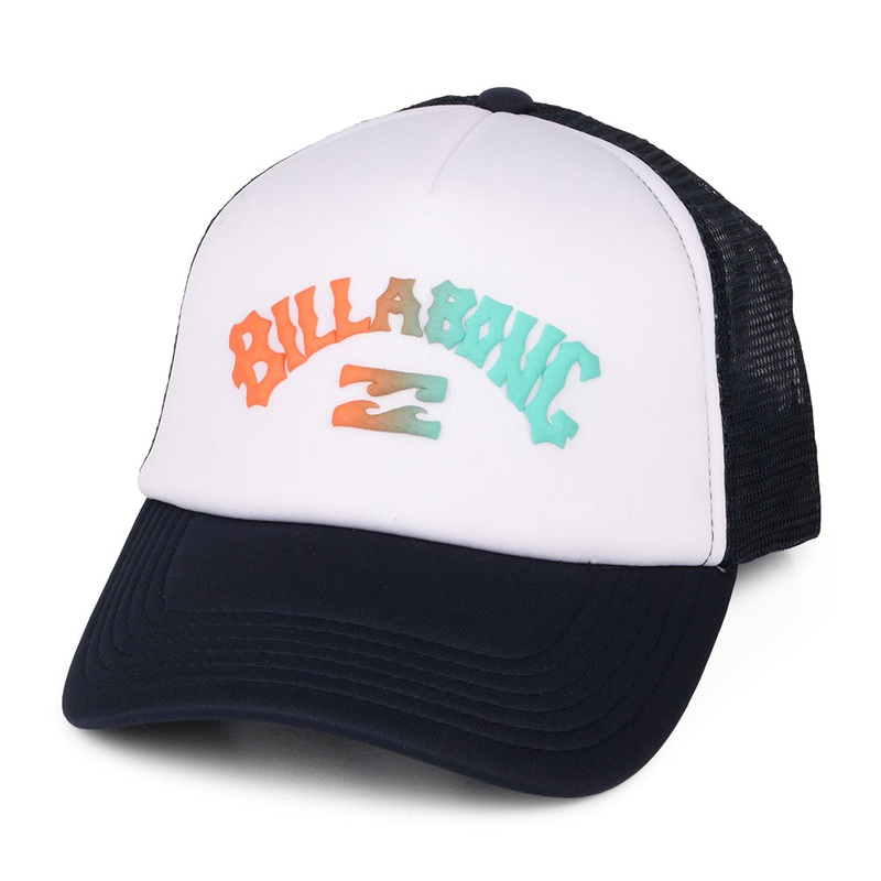 Billabong Hats Kids Podium Trucker Cap – White-Navy CHILD ADJ.