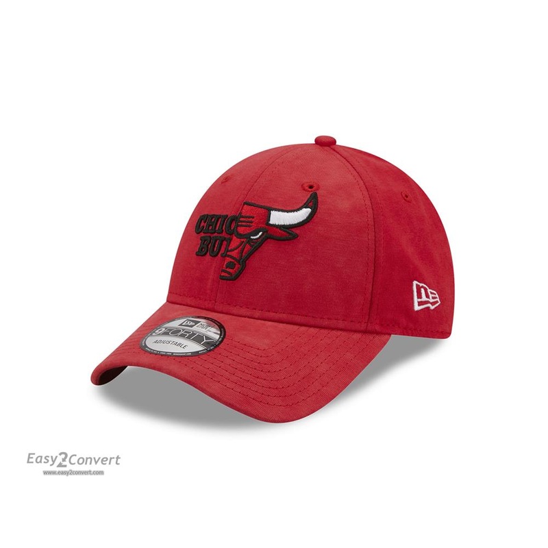Chicago Bulls 9FORTY Washed Pack Red Cap One Size