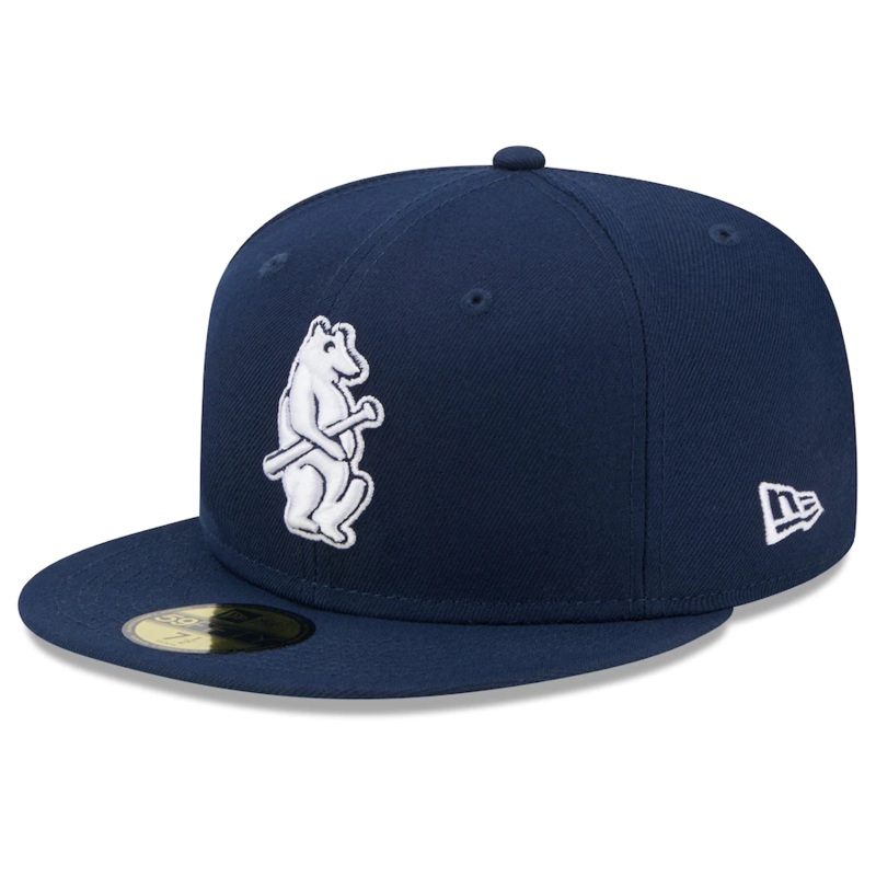 New Era Chicago Cubs Navy Oceanside Green Undervisor 59FIFTY Fitted Hat