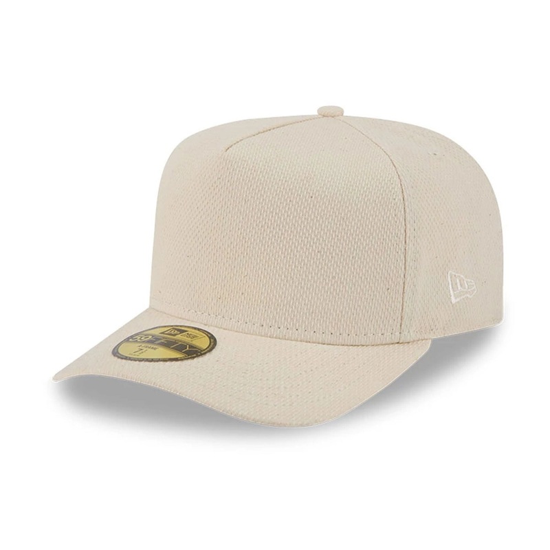 New Era Elevated Cream 59FIFTY Fitted A-Frame Cap 6 7/8