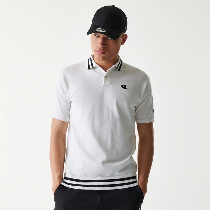 New Era Japan White Polo T-Shirt 4XL