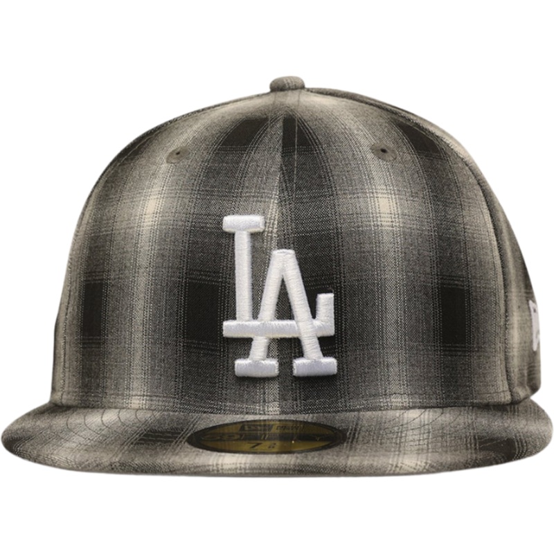 New Era Los Angeles Dodgers Black & White ‘Full Plaid’ 59FIFTY Fitted Hat