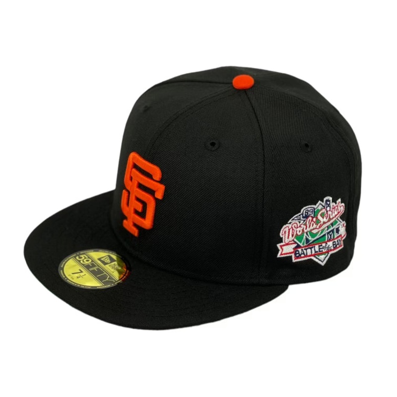 SAN FRANCISCO GIANTS “1989 WORLDSERIES” (BATTLE OF THE BAY) NEW ERA 59FIFTY FITTED (GREEN UNDER VISOR) 67/8