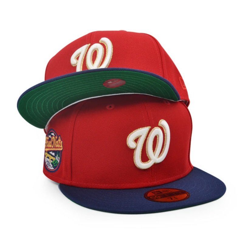 Washington Nationals FRED NATS Exclusive New Era 59Fifty Fitted Hat – Red/Navy 6 7/8