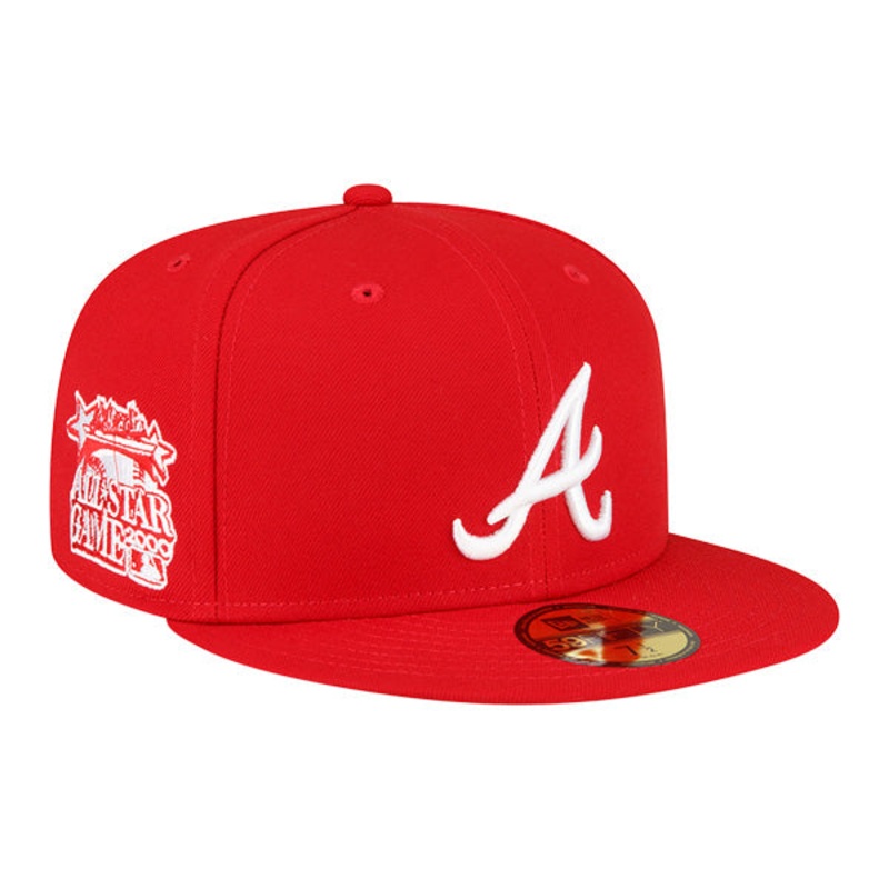 Atlanta Braves New Era 2000 All-Star Game Exclusive 59Fifty Fitted Hat -Red/White 7