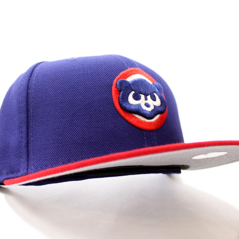 Chicago Cubs 1979 New Era 59Fifty Fitted Hat (Blue Red Gray Under Brim) 6 7/8