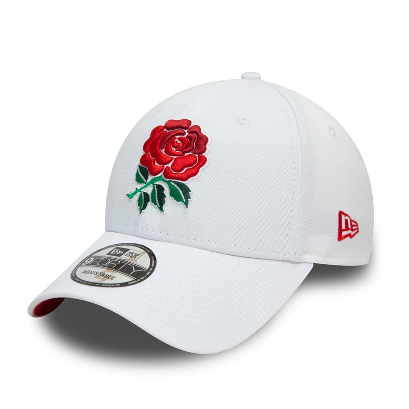 England Rugby 9FORTY Core White Cap One Size