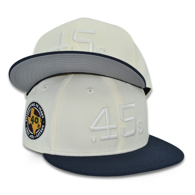 Houston Colt 45’s “SP GHOST” Exclusive New Era 59Fifty Fitted Hat – Chrome/Nightshift 6 7/8