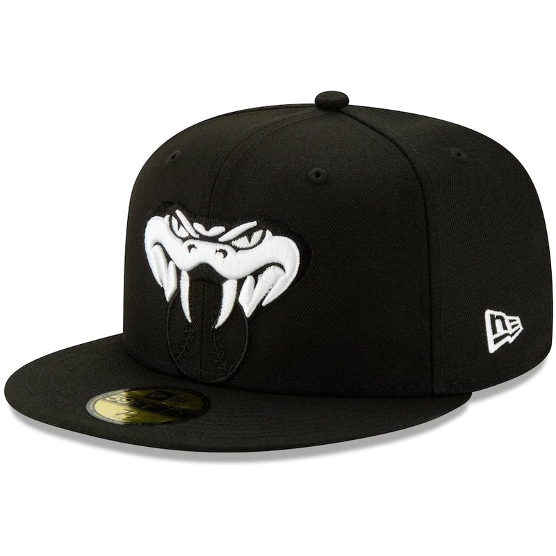 New Era Black Arizona Diamondbacks Monochrome Logo Elements 59FIFTY Fitted Hat