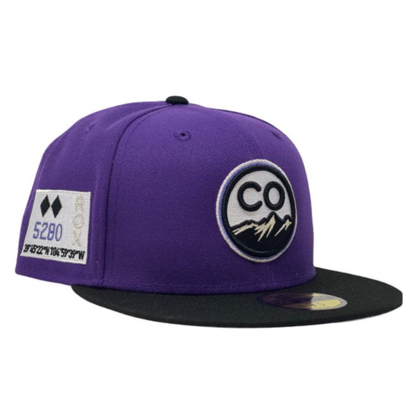 New Era Colorado Rockies City Connect Purple/Black 59FIFTY Fitted Hat