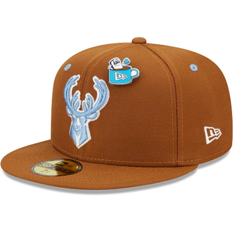 New Era Milwaukee Bucks Hot Cocoa 2022 59FIFTY Fitted Hat
