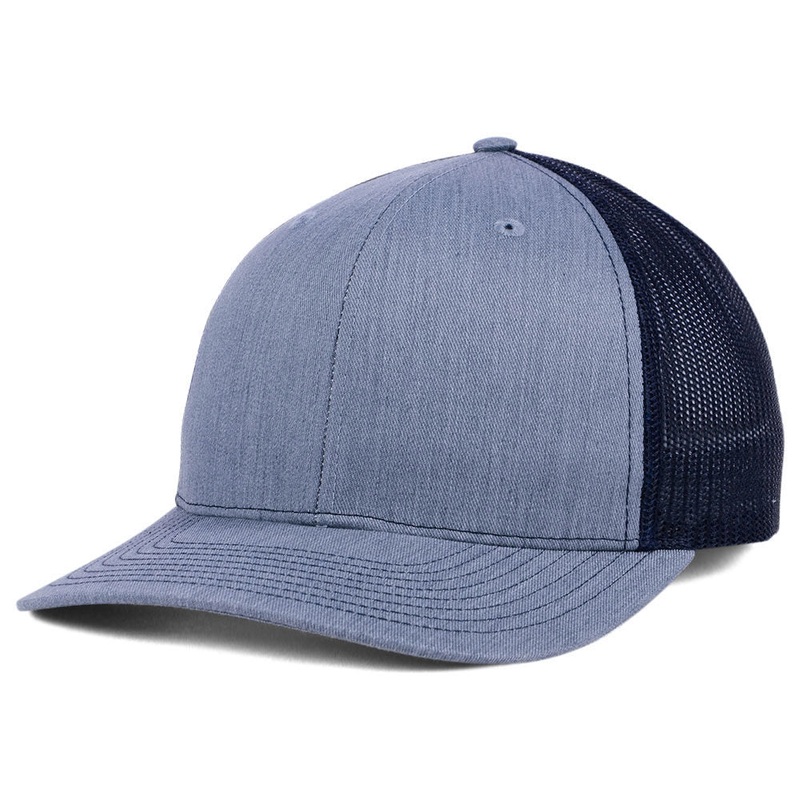 Richardson 112 Trucker – Heather Grey/Navy Adjustable
