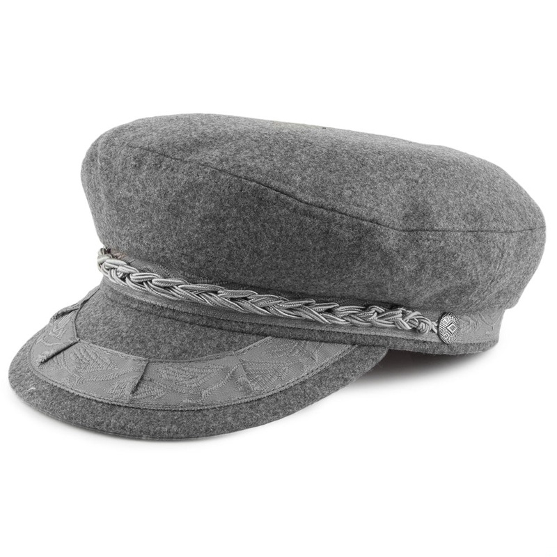 Brixton Hats Athens Fisherman Cap – Grey Small-56cm