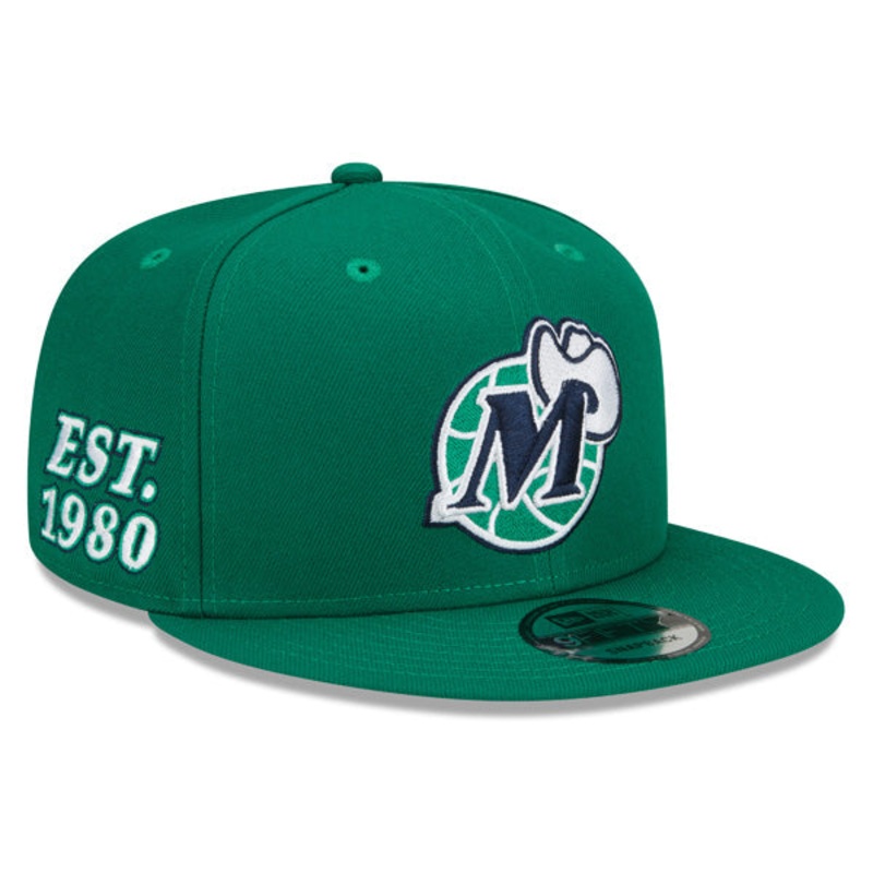 Dallas Mavericks New Era NBA 2022 CITY EDITION Alternate 9Fifty Snapback Hat – Green