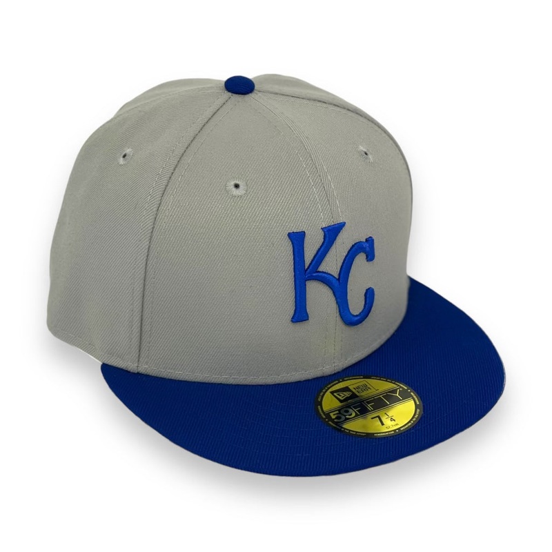 KANSAS CITY ROYALS (GREY) (1999 ROAD GAME) NEW ERA 59FIFTY FITTED 67/8