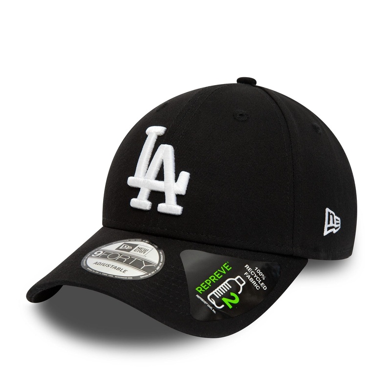 LA Dodgers Repreve League Essential Black 9FORTY Adjustable Cap OSFM