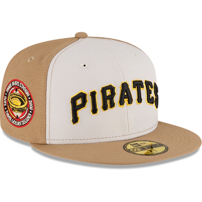 New Era Just Caps Khaki Pittsburgh Pirates 2023 59FIFTY Fitted Hat