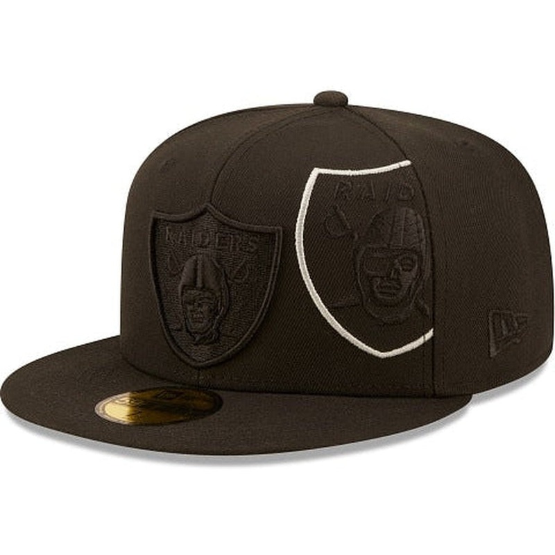 New Era Las Vegas Raiders Logo Feature 2022 59FIFTY  Fitted Hat