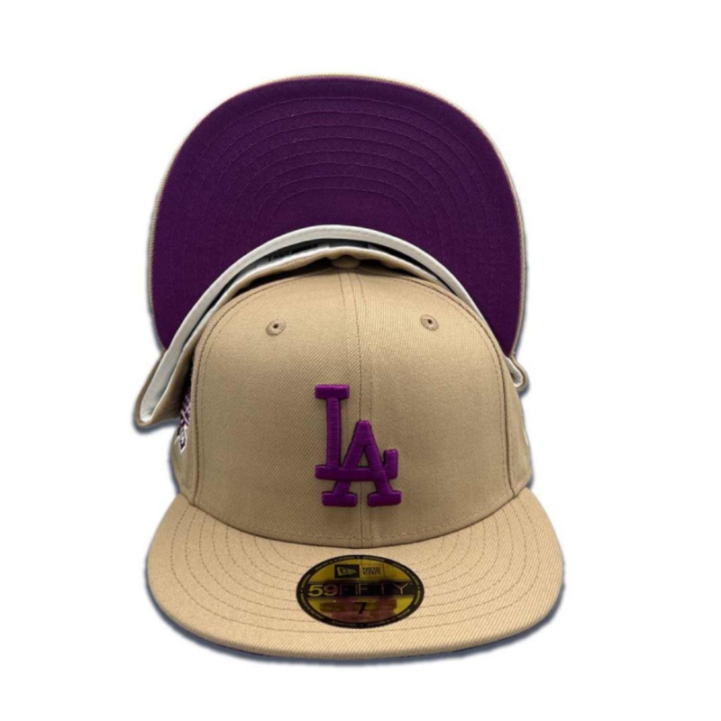 New Era Los Angeles Dodgers PB&J 100th Anniversary Purple UV 59FIFTY Fitted Hat
