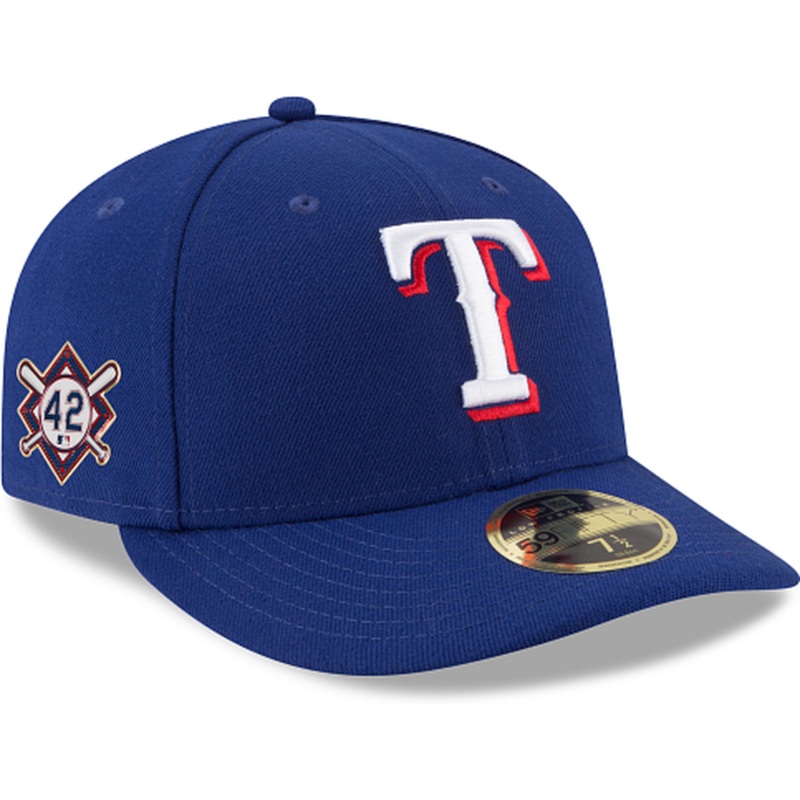 New Era Texas Rangers Jackie Robinson Day Low Profile 2022 59FIFTY Fitted Hat