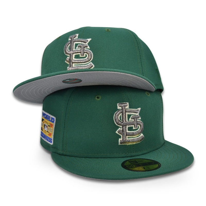 St.Louis Cardinals 2006 WORLD SERIES Exclusive New Era 59Fifty Fitted Hat – Emerald Green 6 7/8