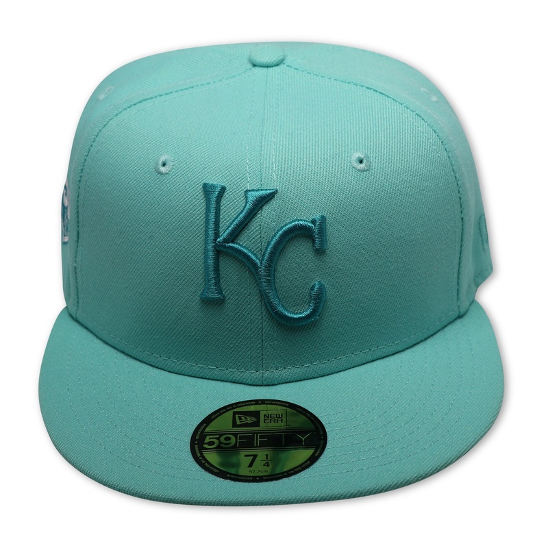 KANSAS CITY ROYALS (TINT) (50 YEARS) NEW ERA 59FIFTY FITTED (GREY UNDER VISOR) 67/8